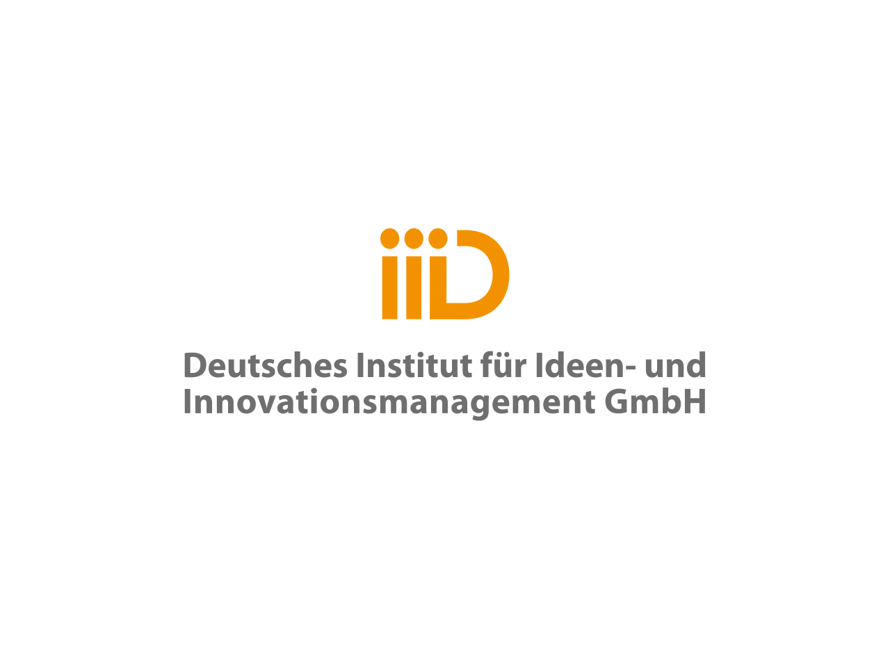 Logo Design, Initialen iiiD, auf weißem Fond, Deutsches Institut für Ideen- und Innovationsmanagement GmbH Deutschland