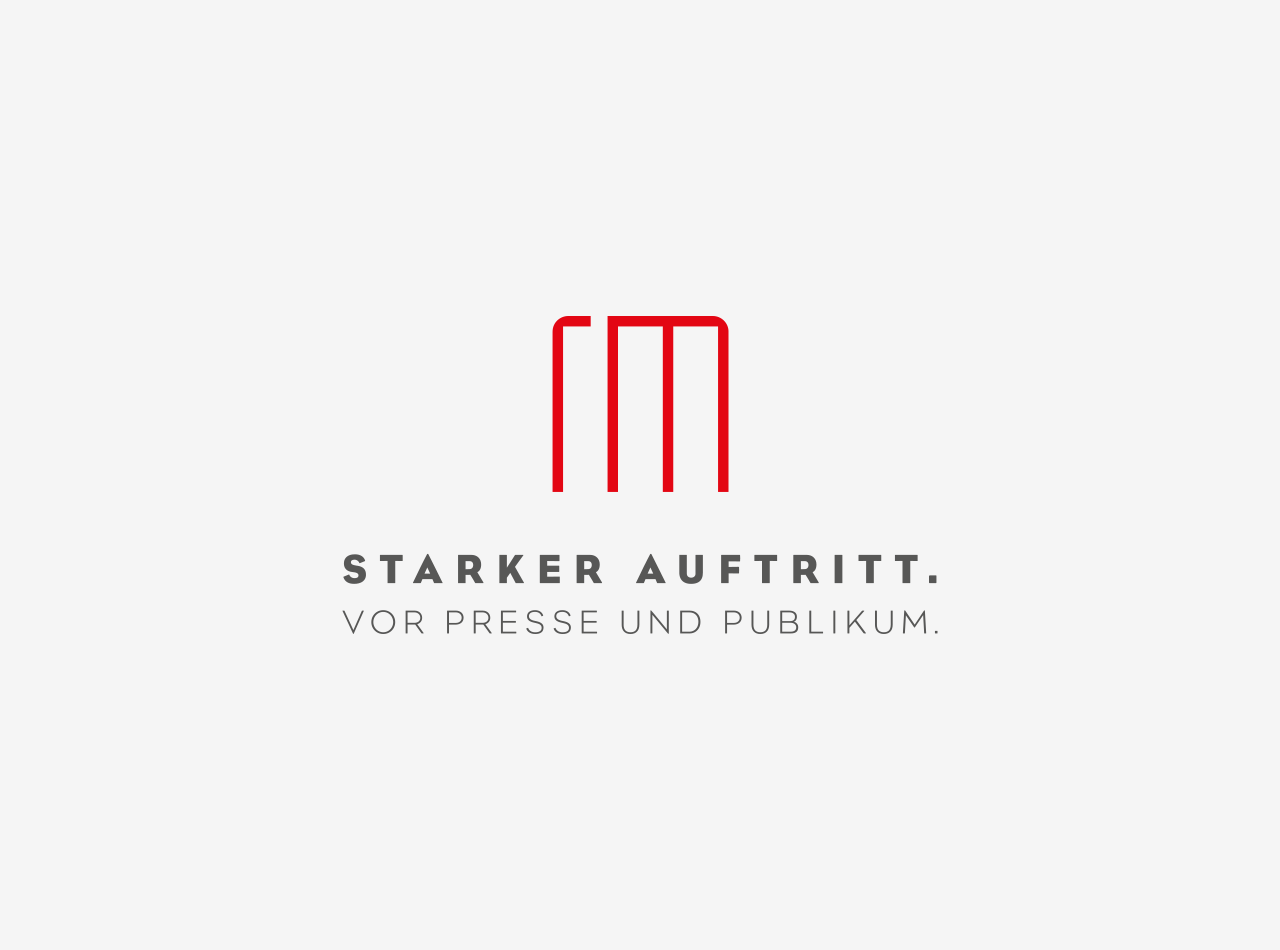 Logo Design, Starker Auftritt für Richter & Münzner, Logo auf hellem Hintergrund