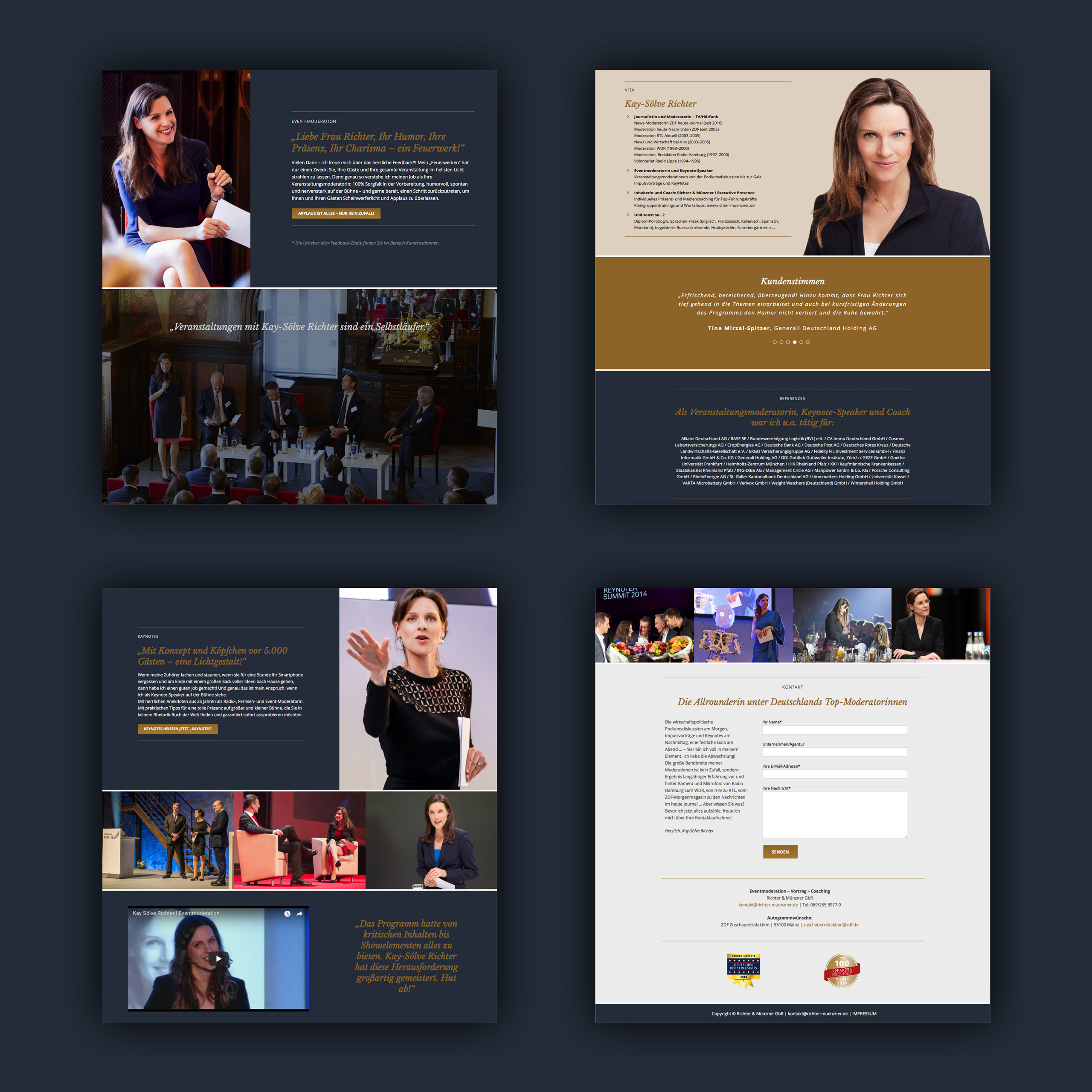 Homepage Webdesign für Kay-Sölve Richter
