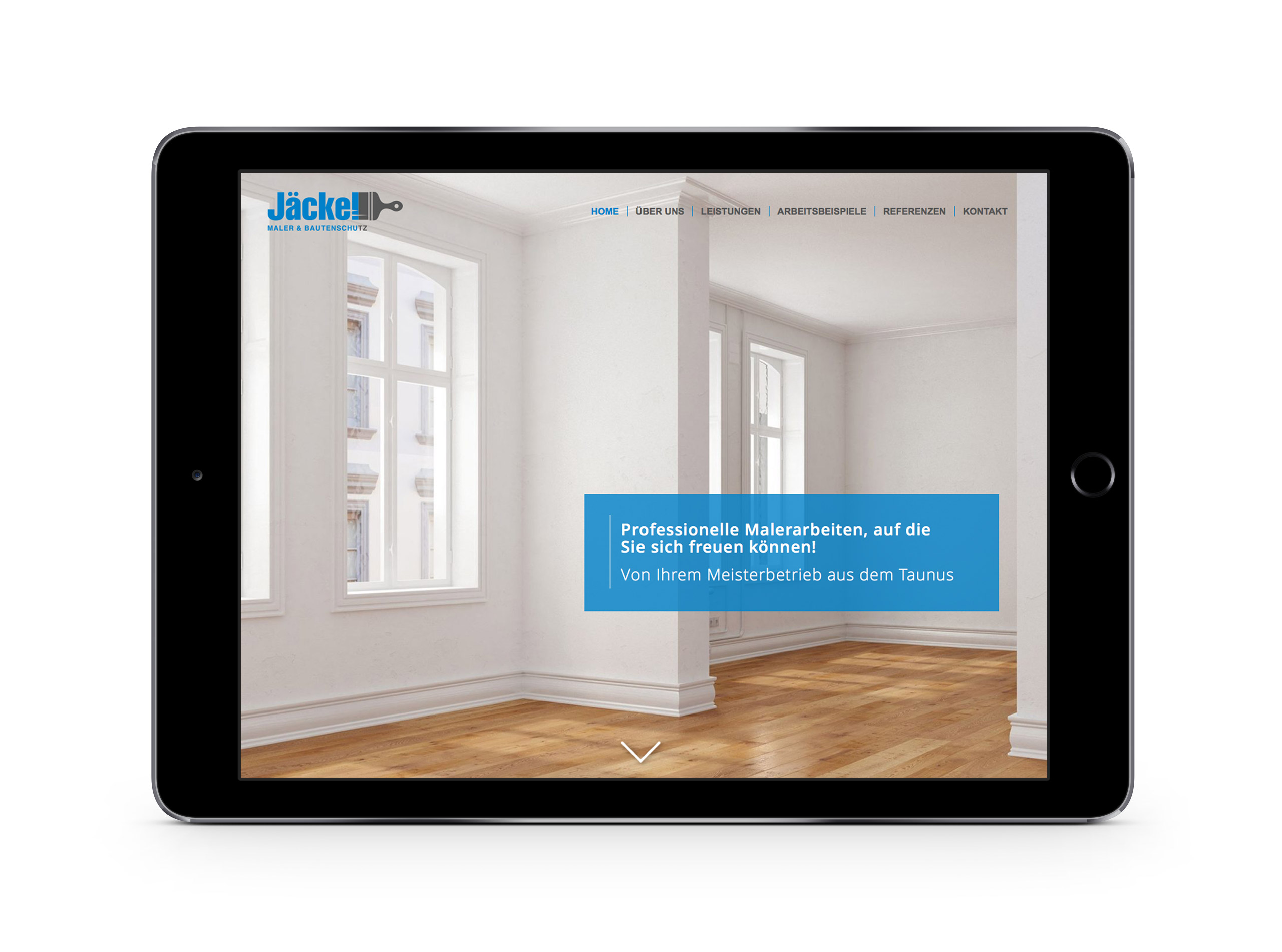 Responsive Webdesign für den Malerbetrieb Jäckel Maler & Bautenschutz im Taunus 4