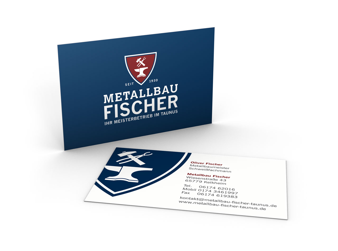 Metallbau-Fischer_Visitenkarte_1280x950px Visitenkarten doppelseitig für Metallbau Fischer