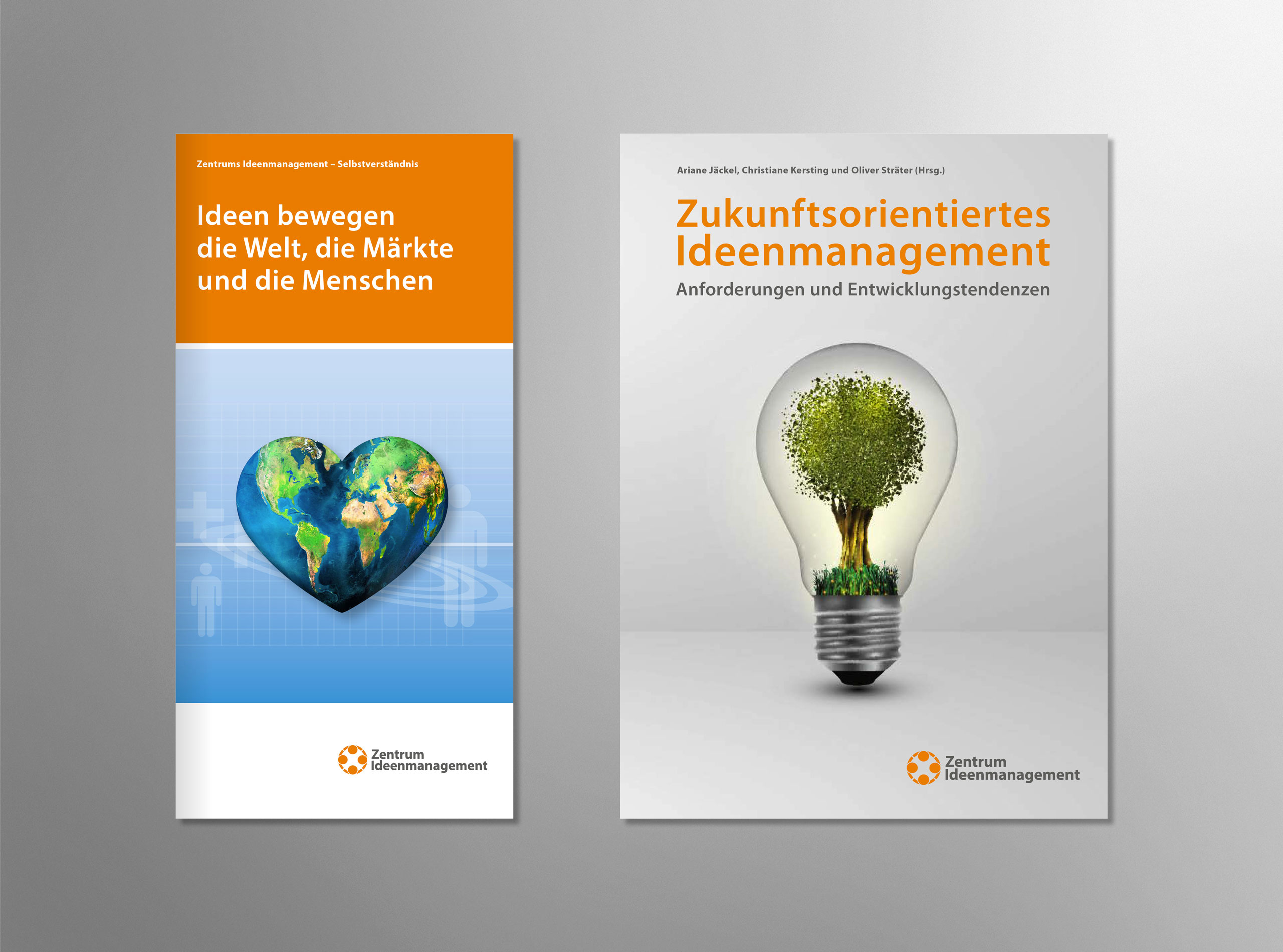 Zentrum Ideenmanagement Flyer und Buchumschlag-Gestaltung 2