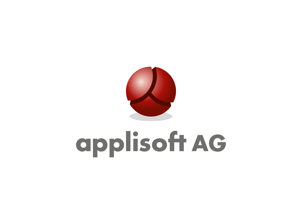 Logo-Design für die applisoft AG