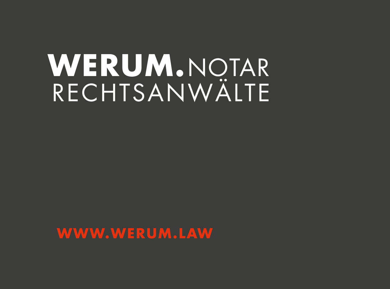 Logo Design für WERUM Rechtsanwälte + www-Adresse