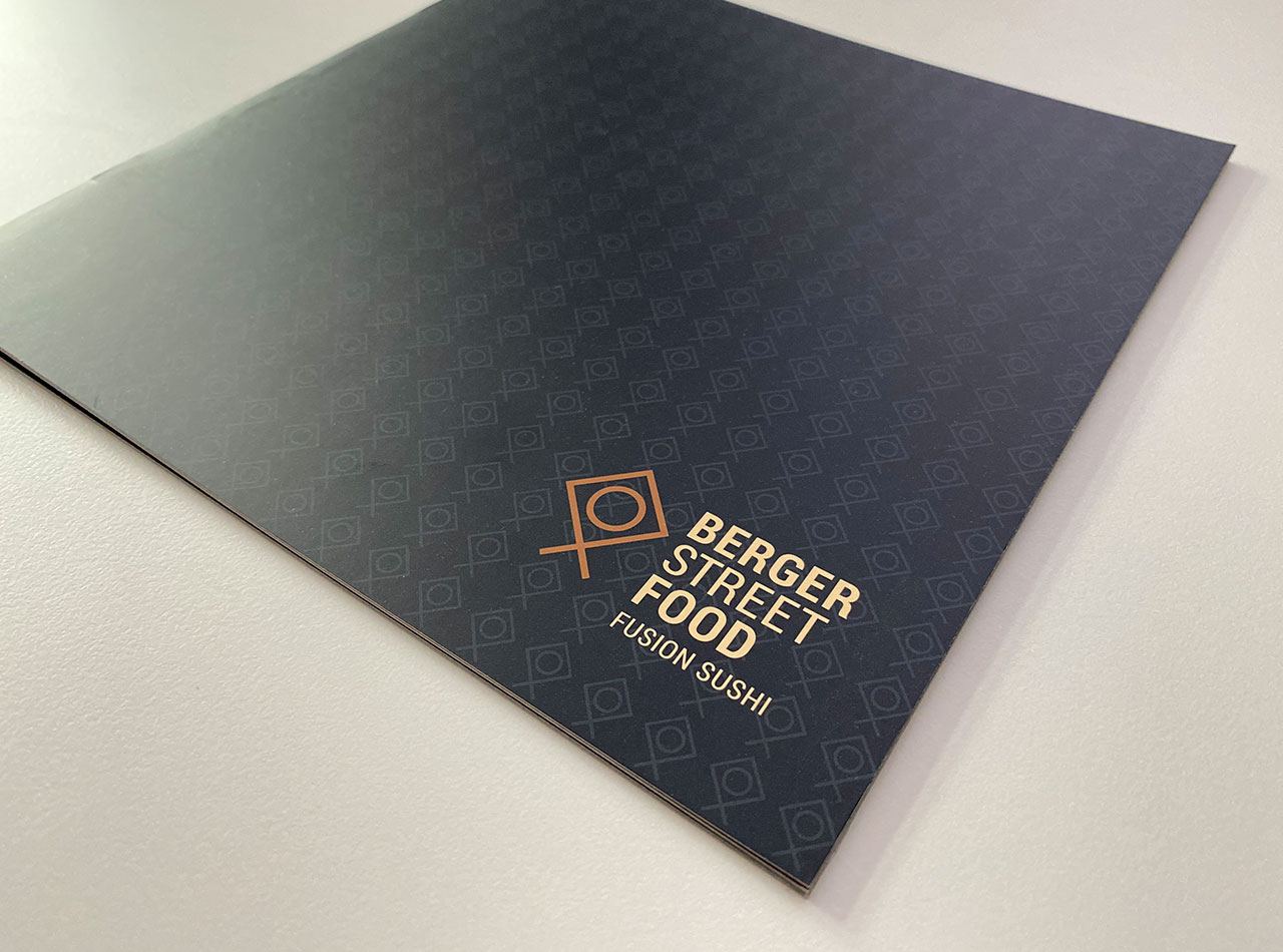 BERGERSTREETFOOD Speisekarte, Logo Design, Brand Design