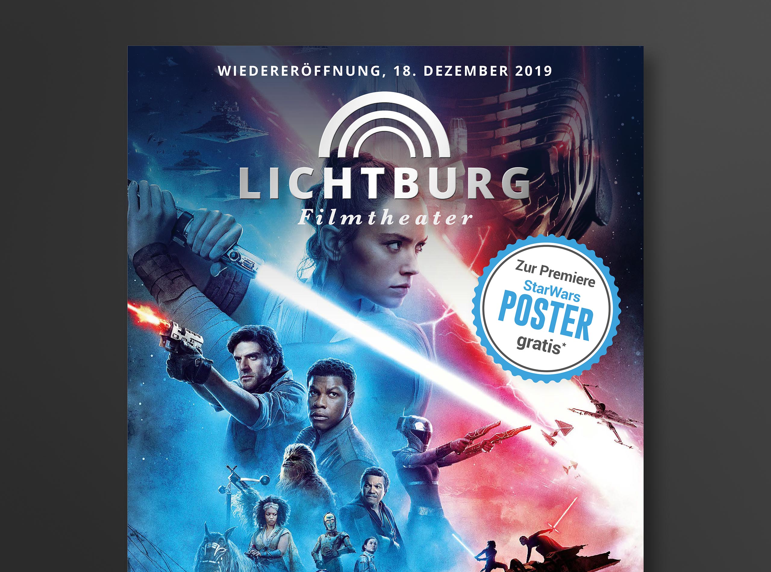 Lichtburg Filmtheater Poster Design