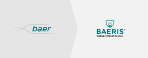 BAERIS Energiemesstechnik Rebranding einer Marke, Logo Design, Brand Design, Corporate Design, von der Design Agentur COMMTOOLS
