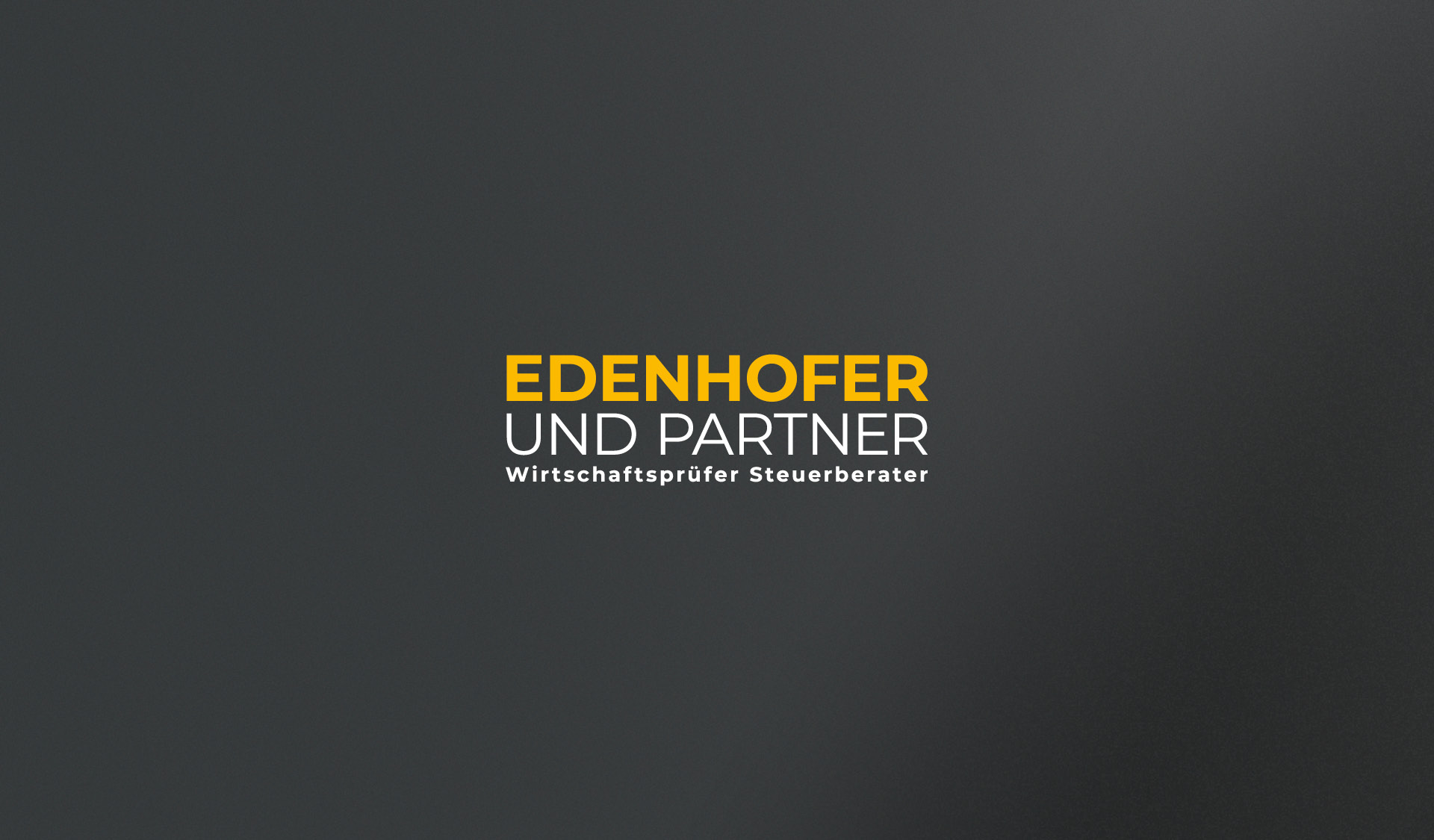 EDENHOFER UND PARTNER Wirtschaftsprüfer Steuerberater Logo Design, Brand Design von der Designagentur COMMTOOLS