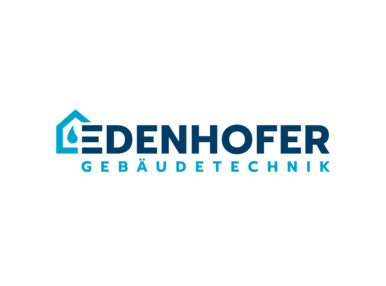 EDENHOFER Gebäudetechnik Logo Design, Corporate Design, Brand Design