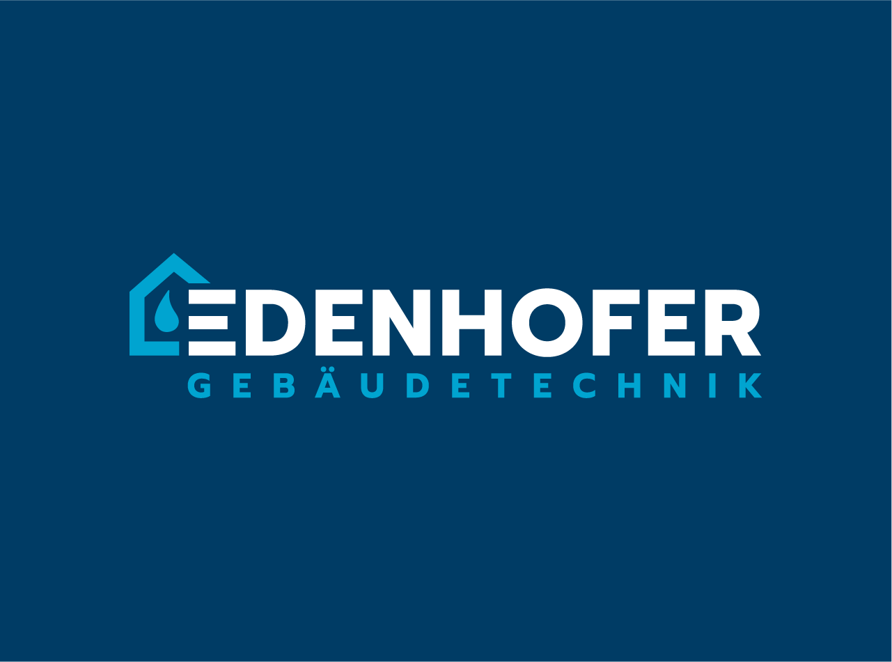 EDENHOFER Gebäudetechnik Logo Design, Corporate Design, Brand Design