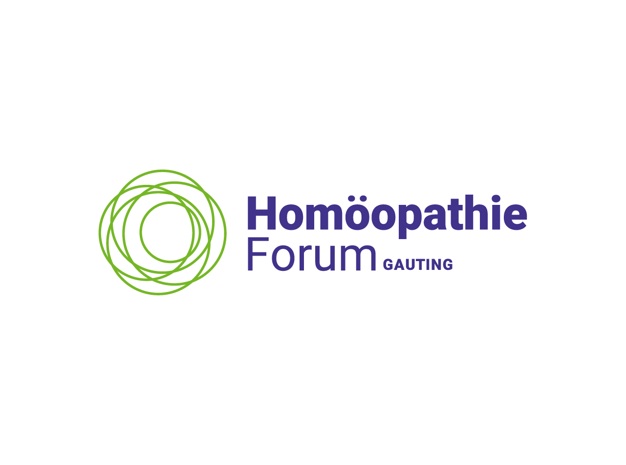Homoeopathie Forum Gauting Logo Design, Corporate Design, mit Bildmarke und Wortmarke