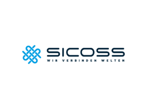 SICOSS Wir verbinden Welten Logo Design, Corporate Design
