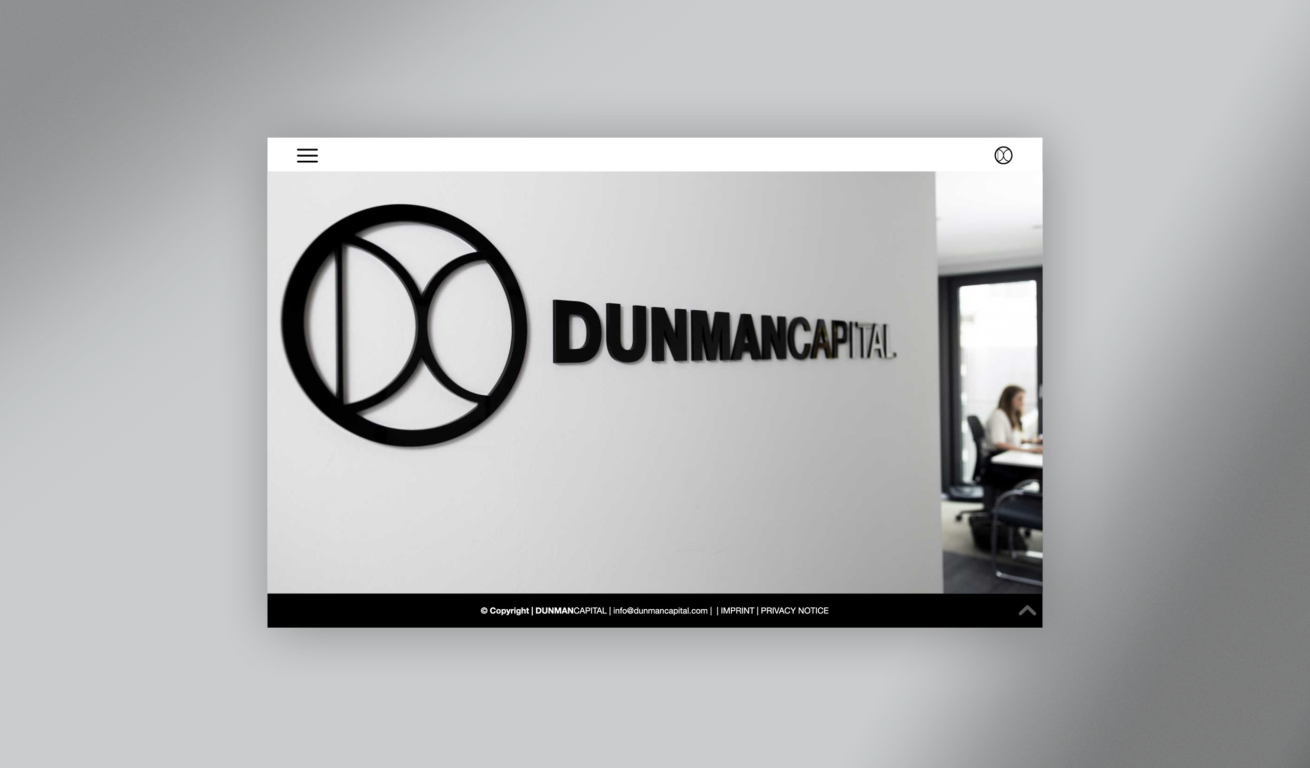 DUNMAN CAPITAL Finance Projektbeispiel für Logo Design und Corporate Design, Corporate Design Agentur, Designagentur, Design, Agentur Frankfurt, Brand Design, Grafik Design, Web Design
