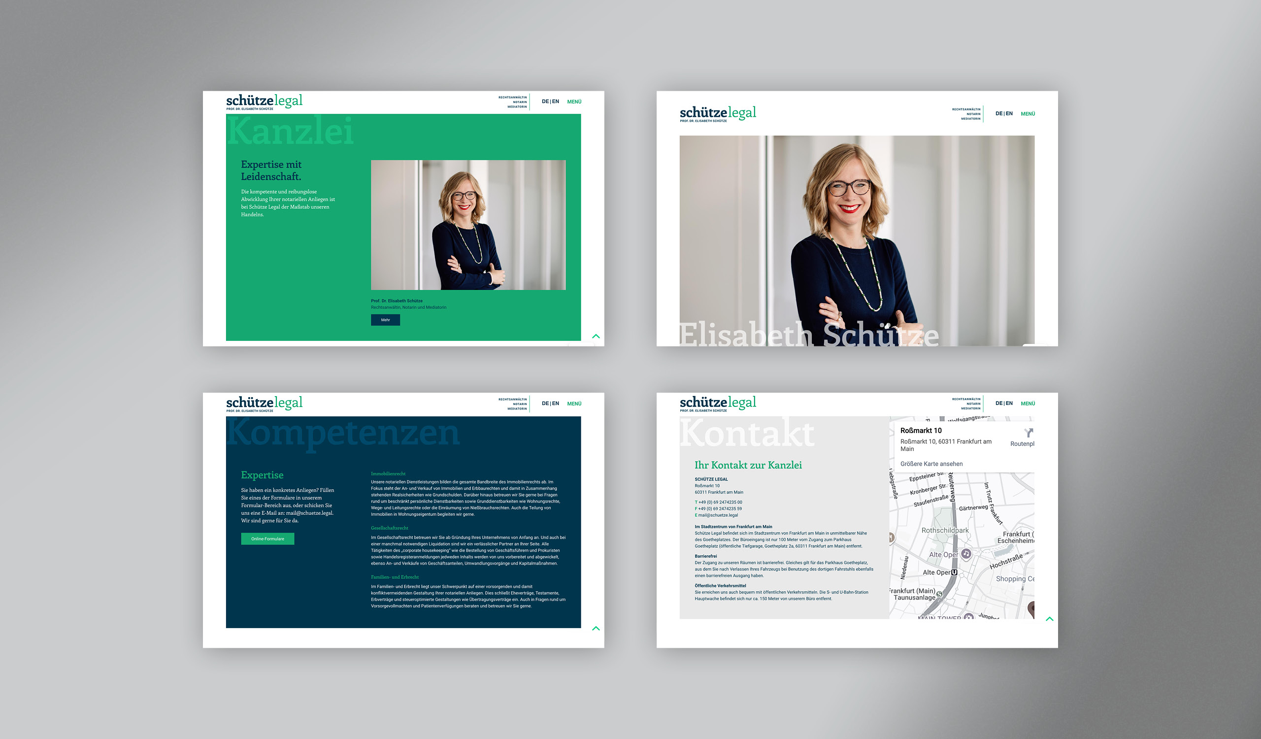 schütze legal Notar Rechtsanwalt Logo Design und Corporate Design, Corporate Design Agentur, Designagentur, Design, Agentur Frankfurt, Brand Design, Grafik Design, Web Design